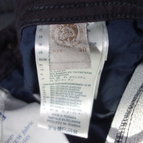 Diesel Black Bakari Jogg Jeans Size 30 - Picture 13 of 16